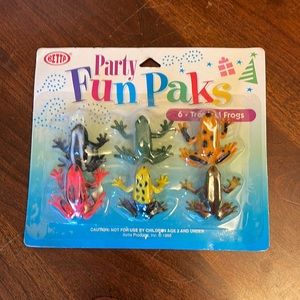 Frog party favors